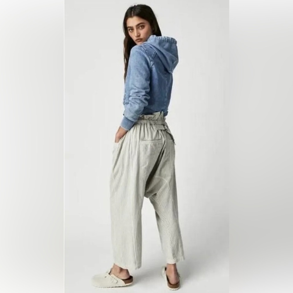 Free People Oversized Striped Pants - Picture 3 of 5
